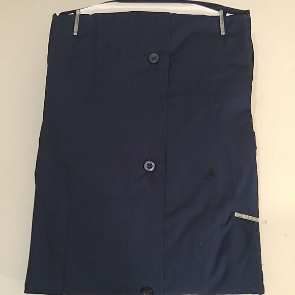 MEN'S NAVY X SIZE DRESS SHIRT BY MODENA 24X34-35 - Picture 2 of 3